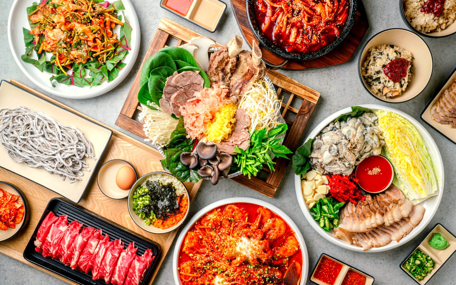 해주옥 안산본점의 샤브샤브·해물찜·수육 한상
