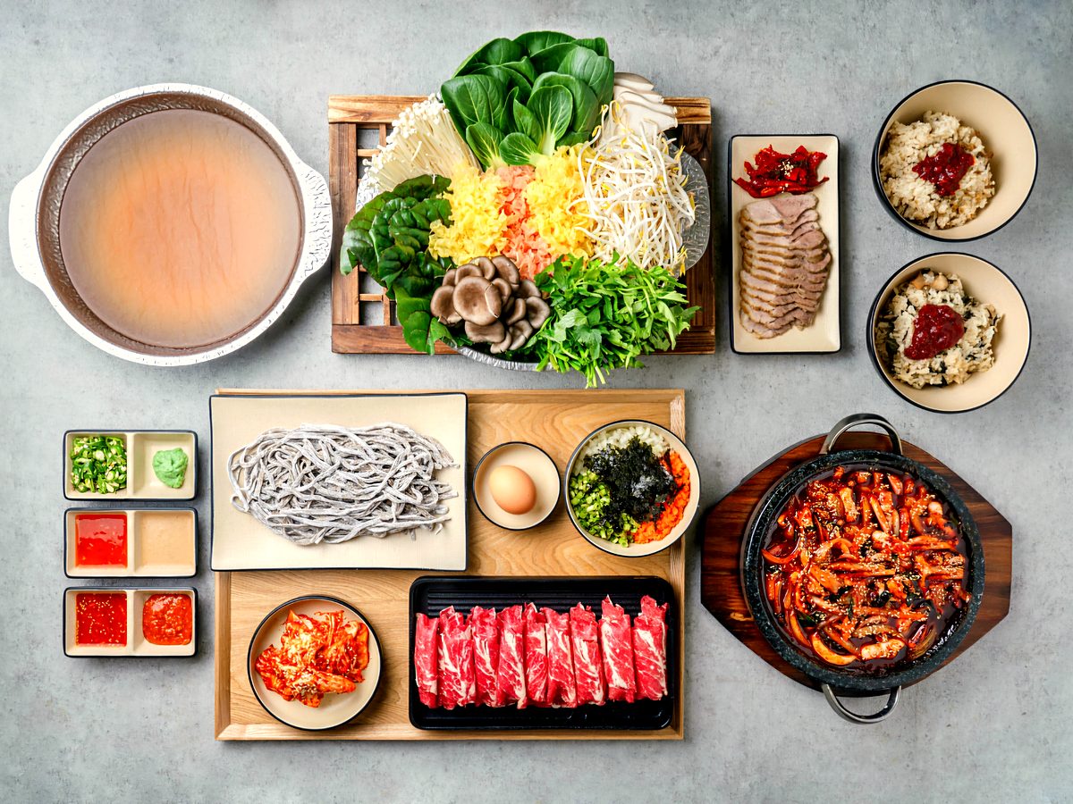해주옥 안산본점 평일 점심 세트 한상 차림